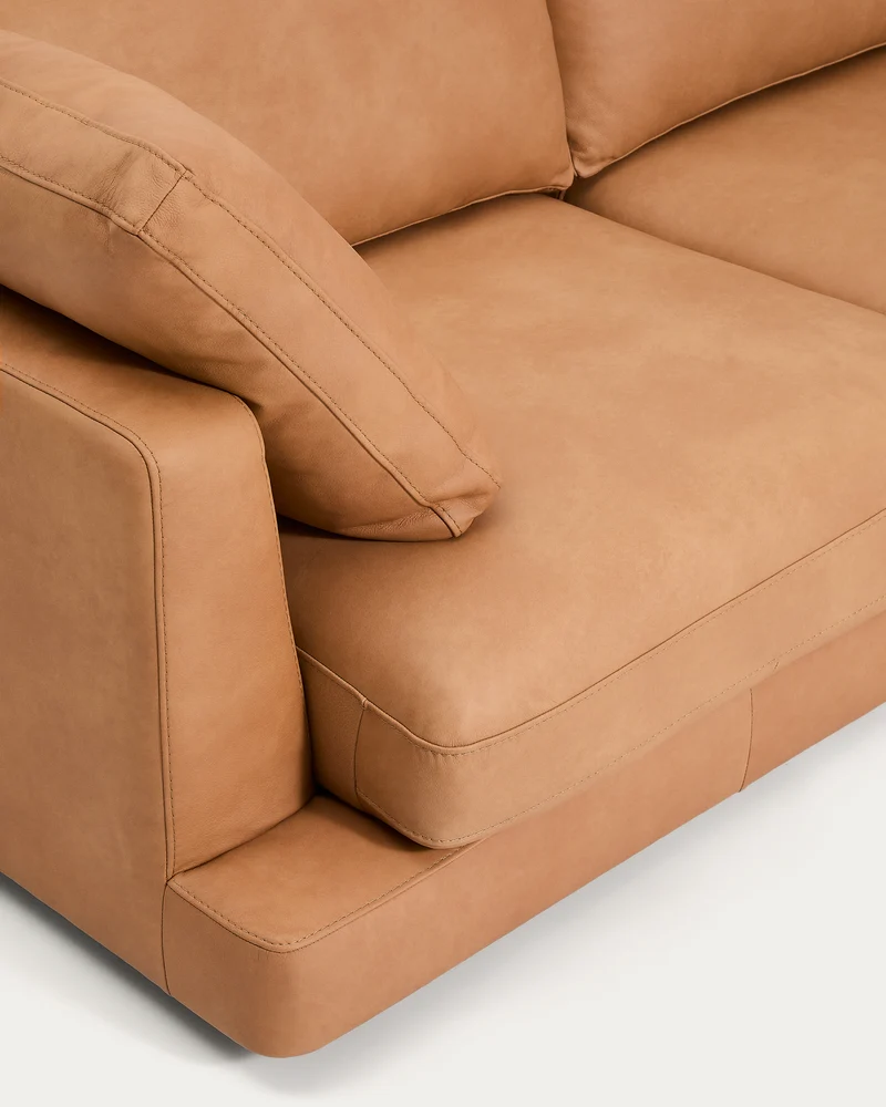 Gala 4-seater - Brown Leather