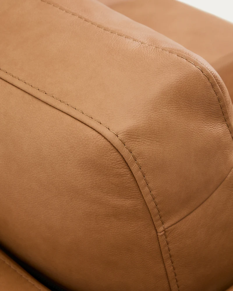Gala 4-seater - Brown Leather