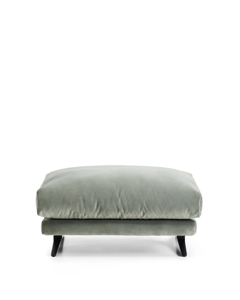 Veliro Footrest - Green Velvet
