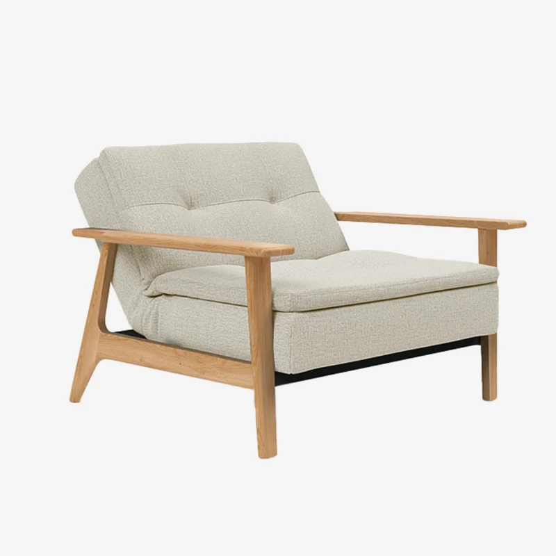 DUBLEXO - Fauteuil avec accoudoirs chêne