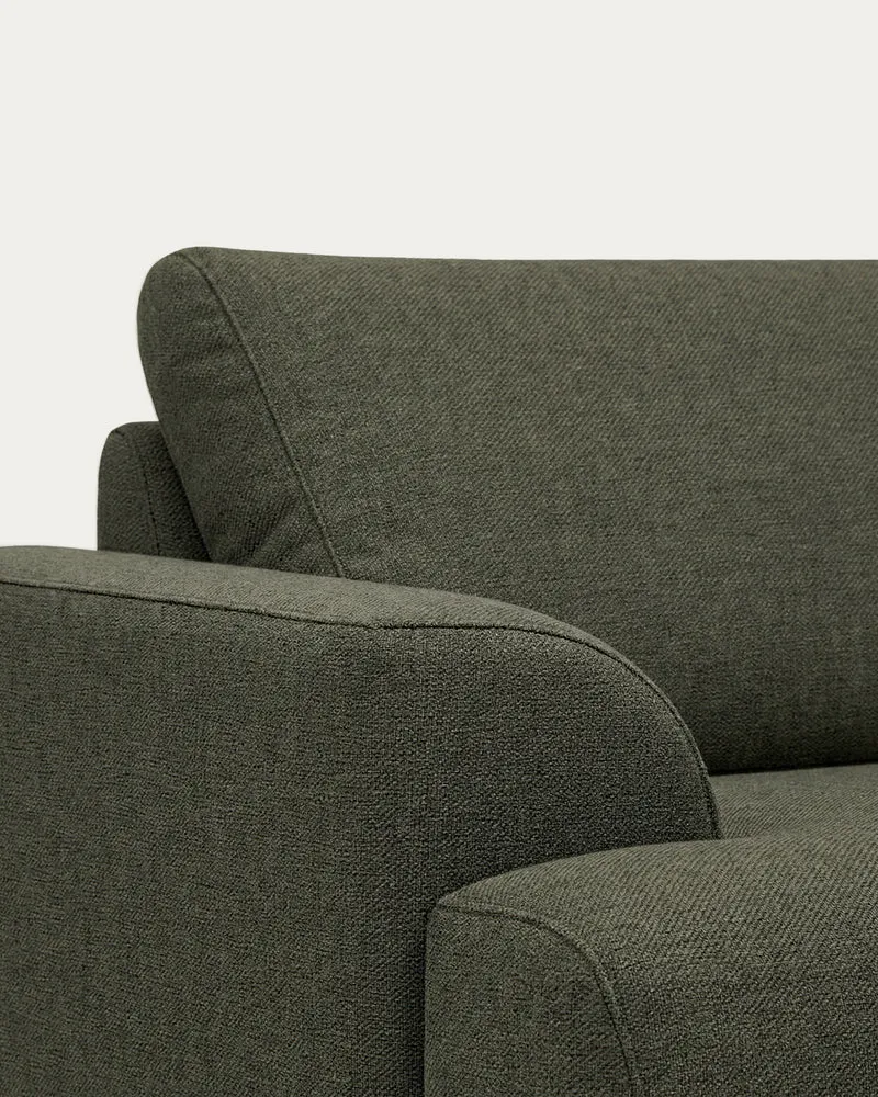 Karin Sofa - Green & Natural legs