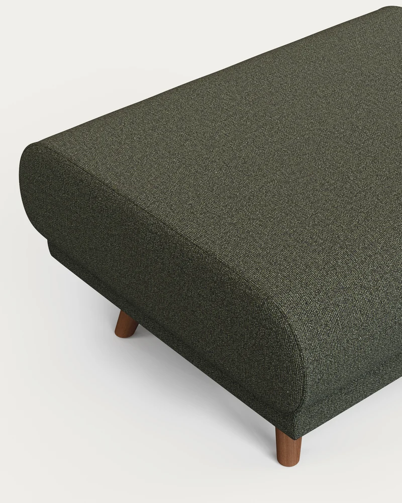 Karin Footrest - Green & Natural Legs