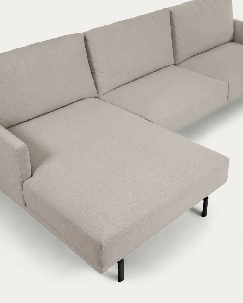 Galene 3 Seater with Chaise - Beige