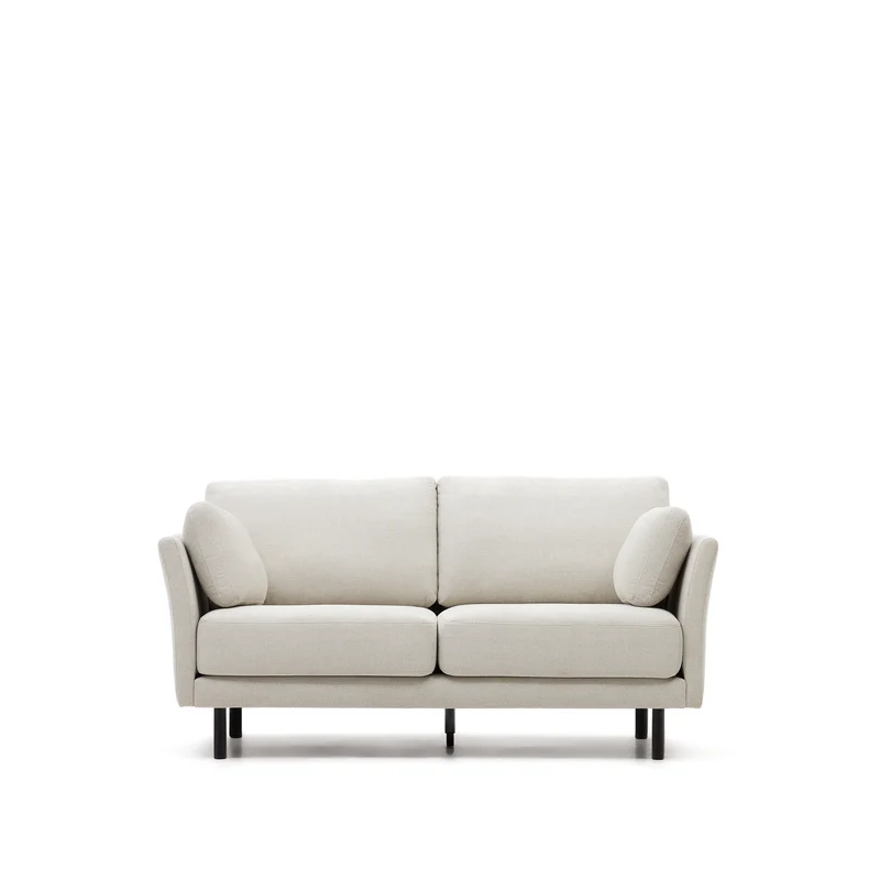 Gilma 2-seater - Pearl Chenille & Black legs