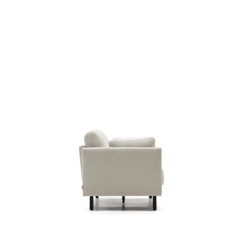 Gilma 2-seater - Pearl Chenille & Black legs