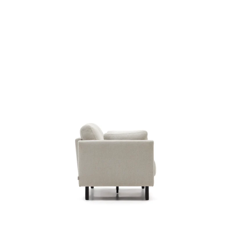 Gilma 2-seater - Pearl Chenille & Black legs