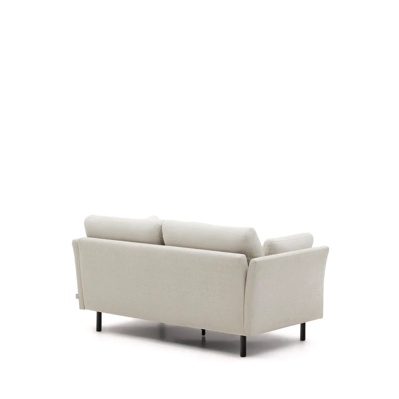 Gilma 2-seater - Pearl Chenille & Black legs