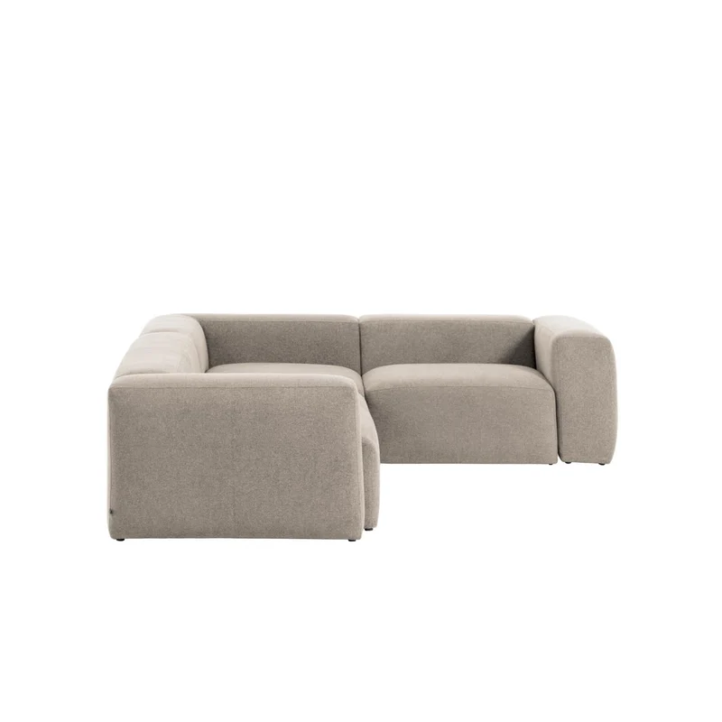 Blok Corner Sofa - Beige Chenille
