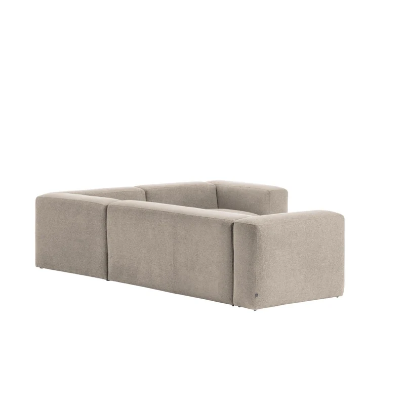 Blok Corner Sofa - Beige Chenille