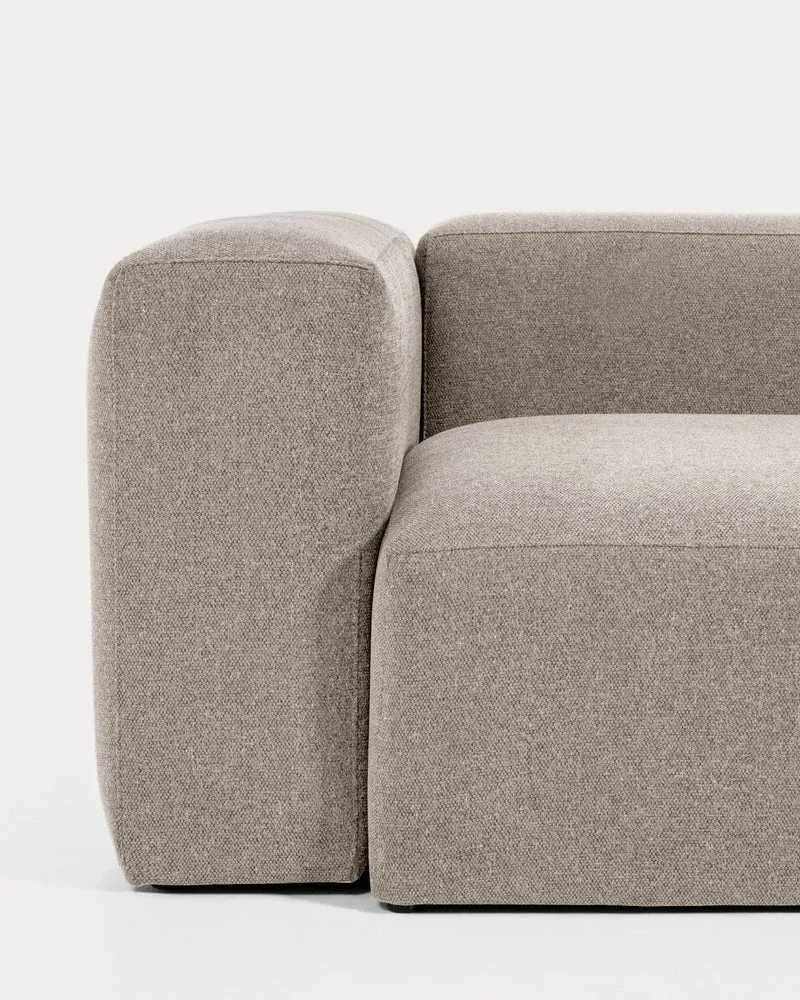 Blok Corner Sofa - Beige Chenille