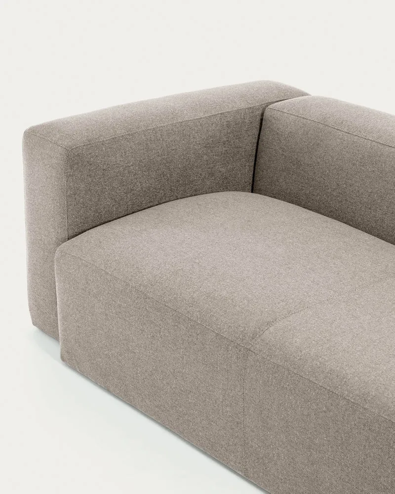 Blok Corner Sofa - Beige Chenille
