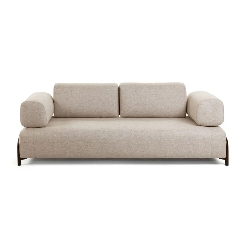 Compo 3-seater - Grey-beige