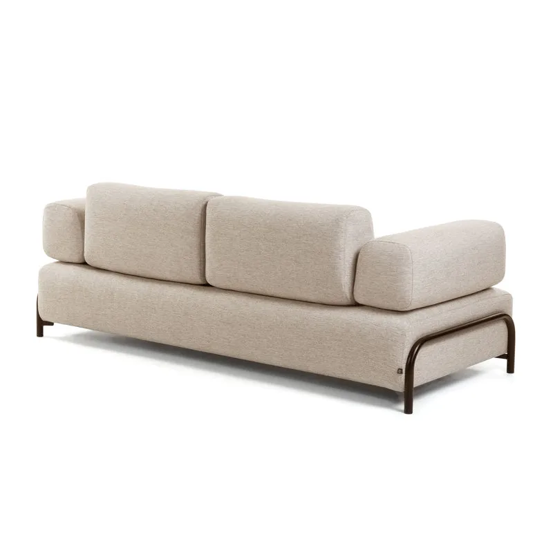 Compo 3-seater - Grey-beige