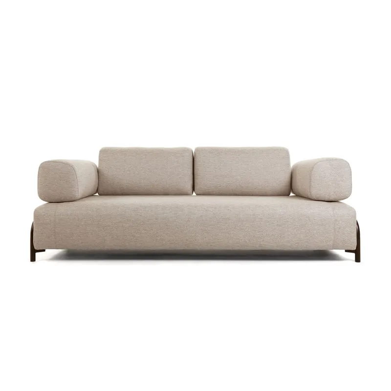 Compo 3-seater - Grey-beige