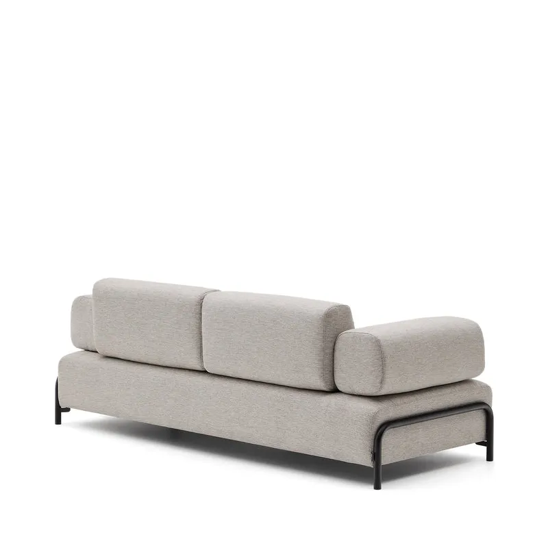 Compo 3-seater - Grey-beige