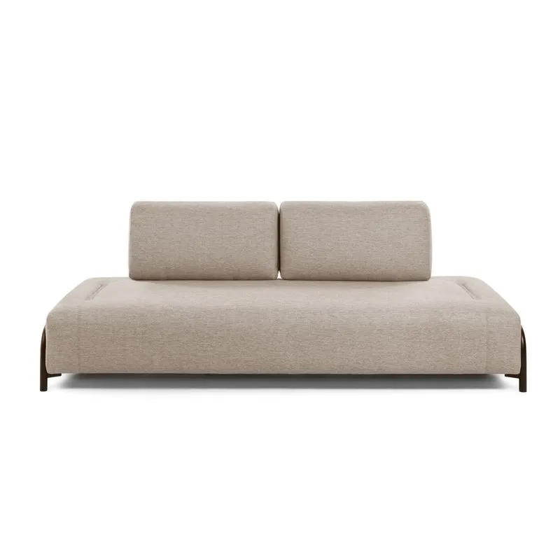 Compo 3-seater - Grey-beige