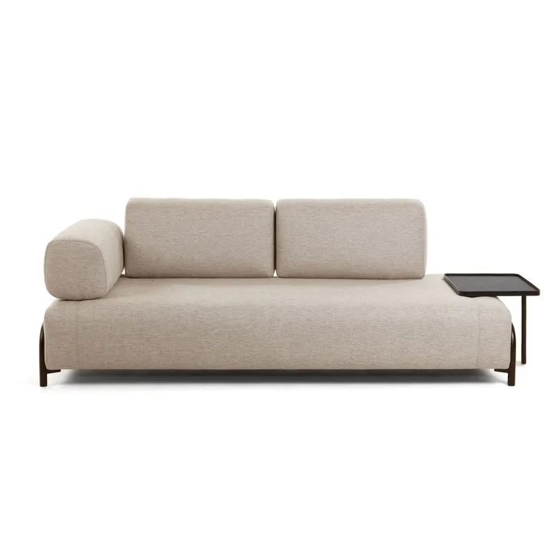 Compo 3-seater - Grey-beige