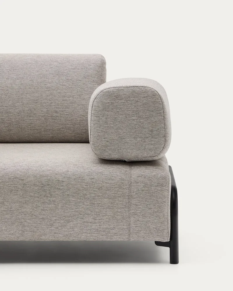 Compo 3-seater - Grey-beige
