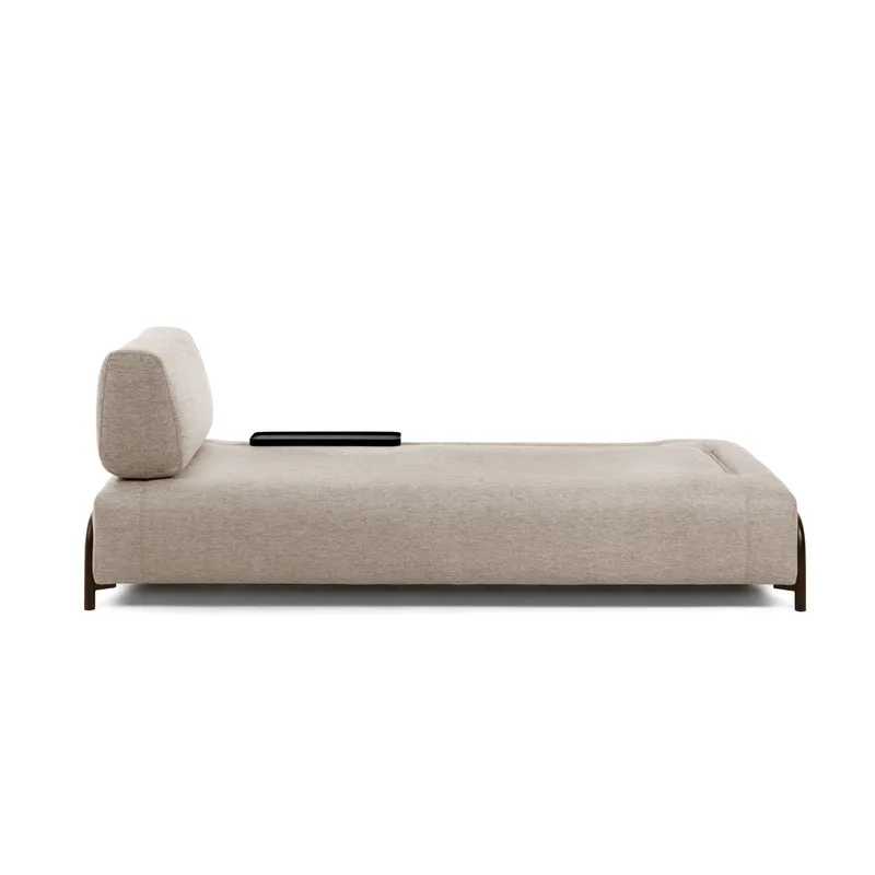 Compo 3-seater with Small Tray - Grey-Beige