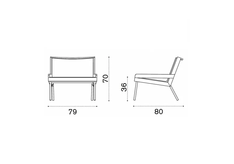 ALLAPERTO URBAN - Fauteuil lounge