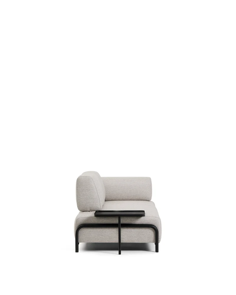 Compo 2-seater with Large Tray - Grey-Beige