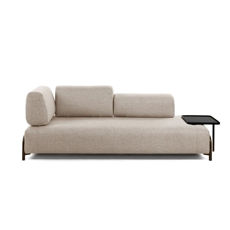 Compo 3-seater module - Grey-Beige