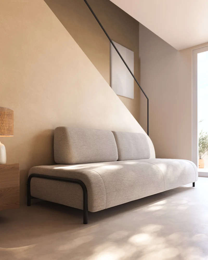 Compo 3-seater module - Grey-Beige
