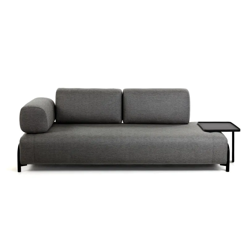 Compo 3-seater module - Dark Grey