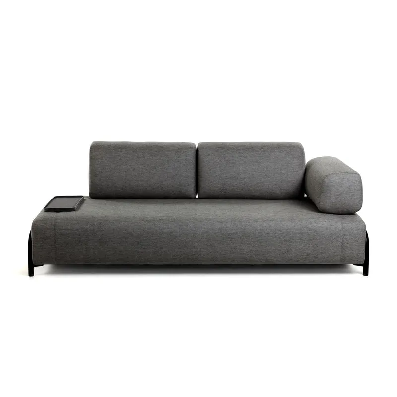 Compo 3-seater module - Dark Grey