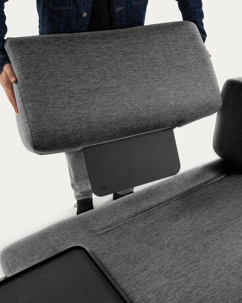 Compo 3-seater module - Dark Grey