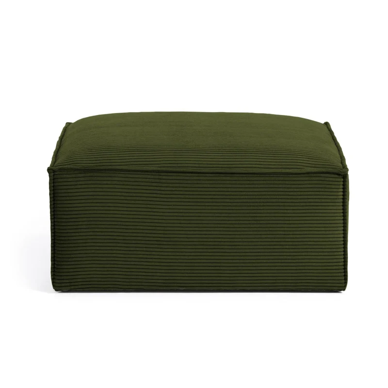 Blok Footrest - Green Corduroy
