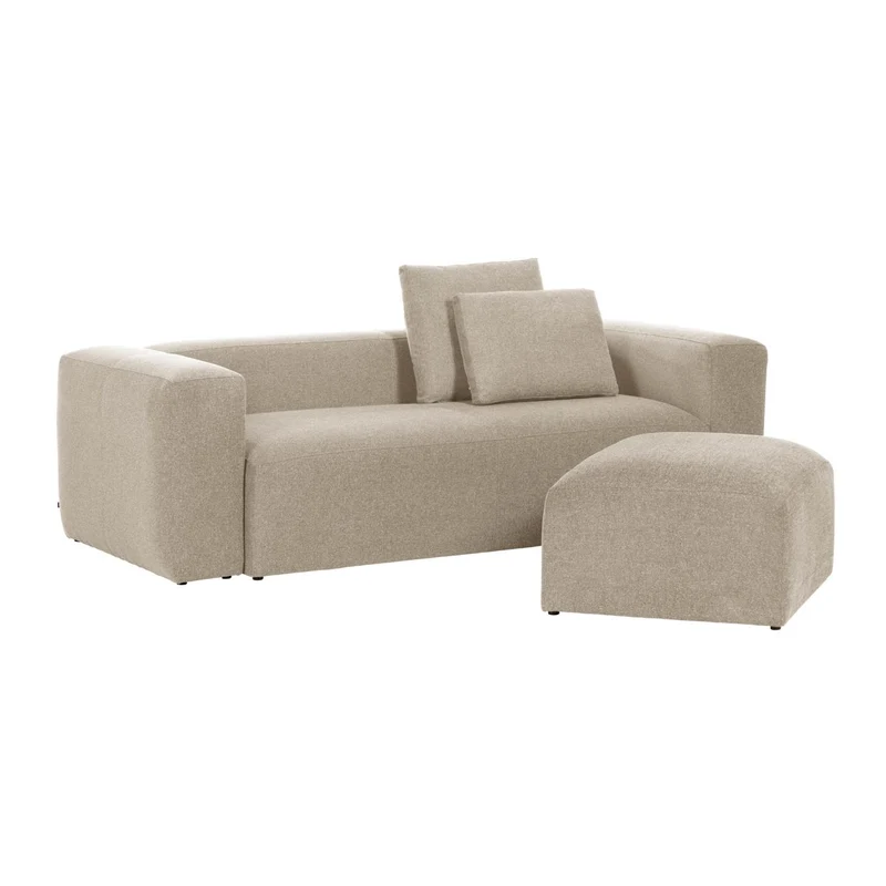 Blok 2-seater - Beige Chenille