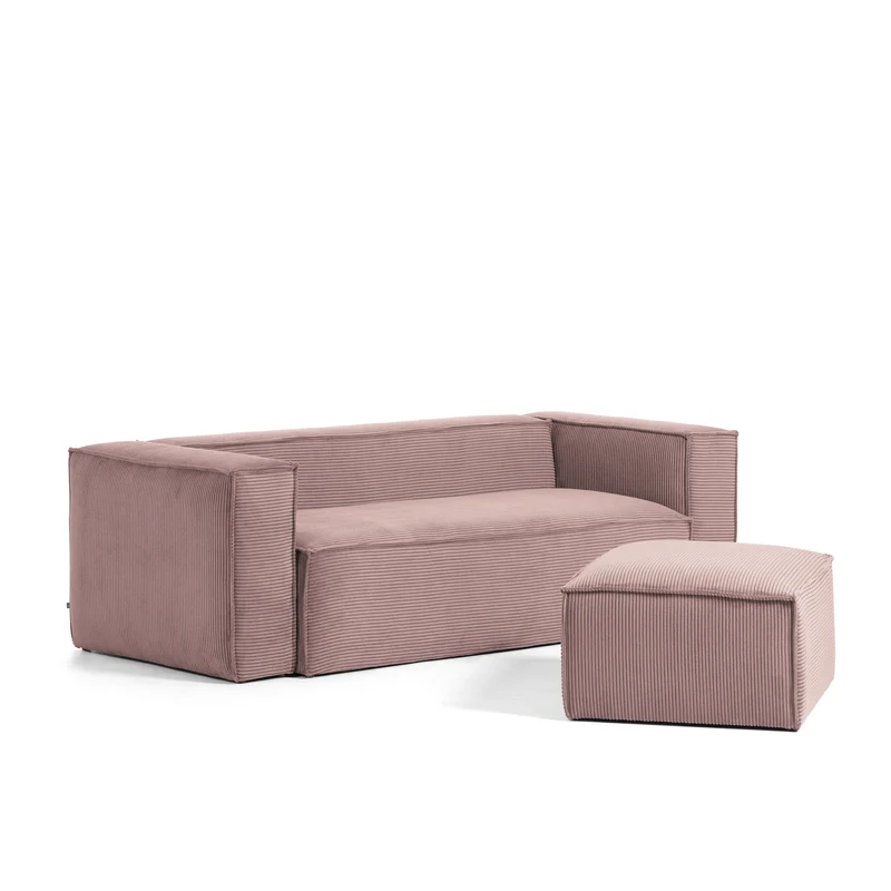 Blok 3-seater - Pink Corduroy