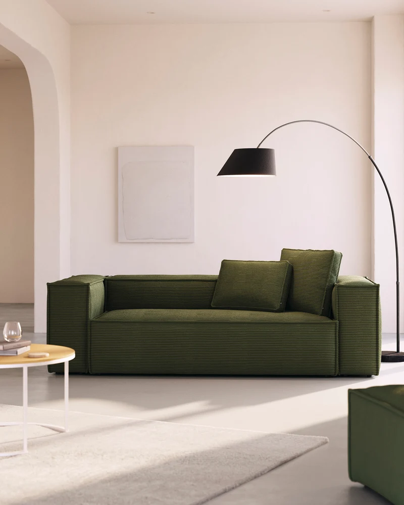 Blok 3-seater - Green Corduroy