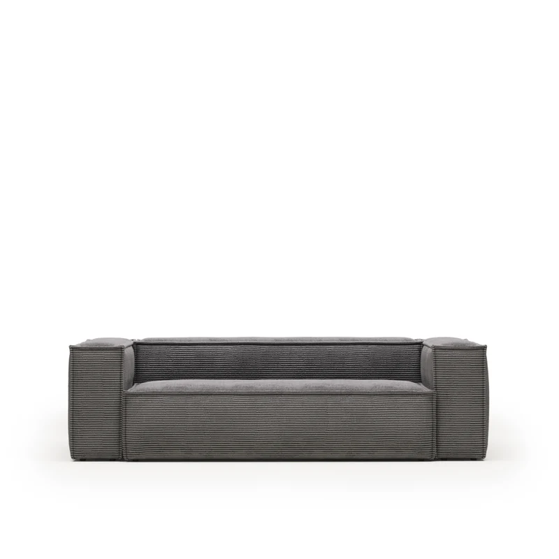 Blok 3-seater - Grey Corduroy