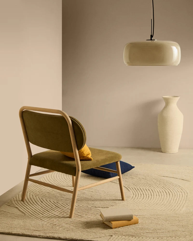Helda armchair in green