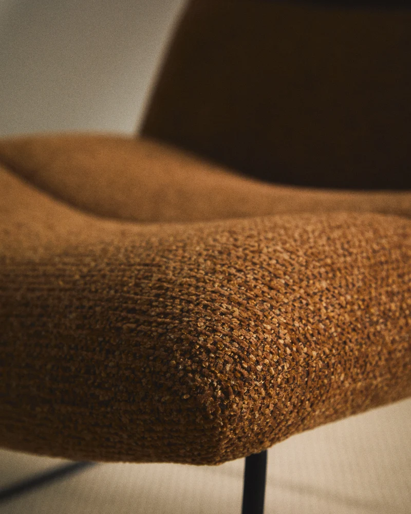 Asen Armchair - Terracotta Chenille