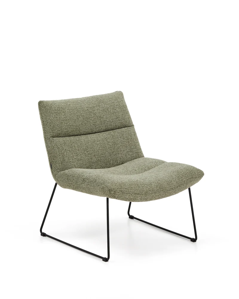 Asen Armchair - Green Chenille