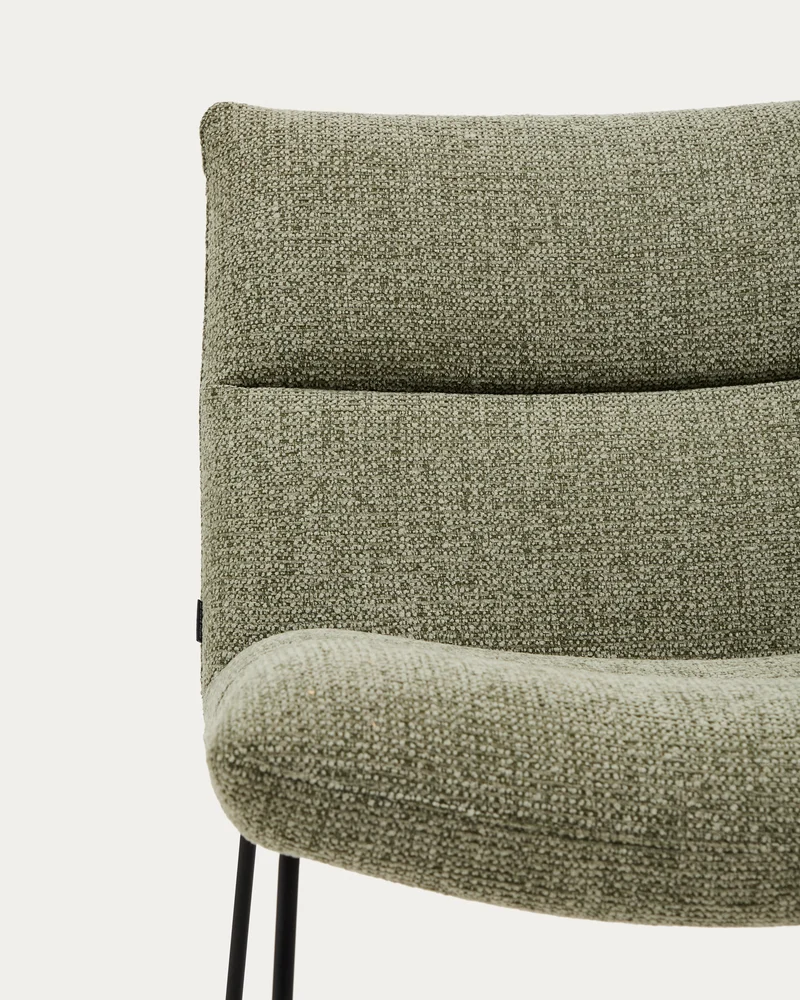 Asen Armchair - Green Chenille