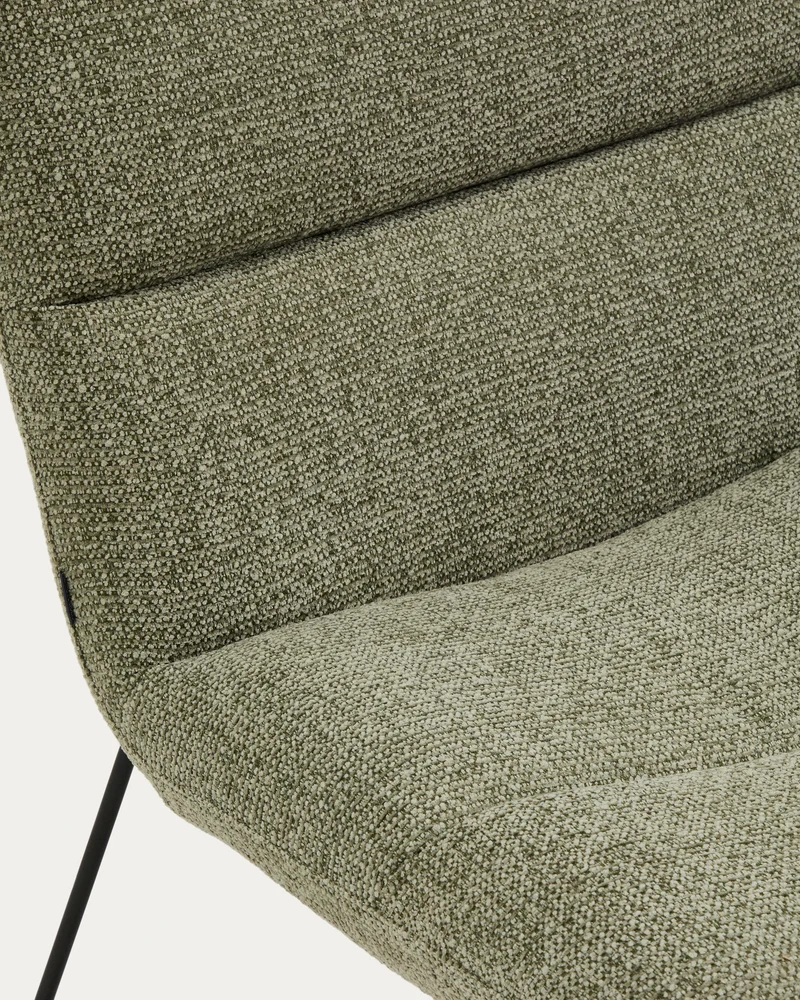 Asen Armchair - Green Chenille