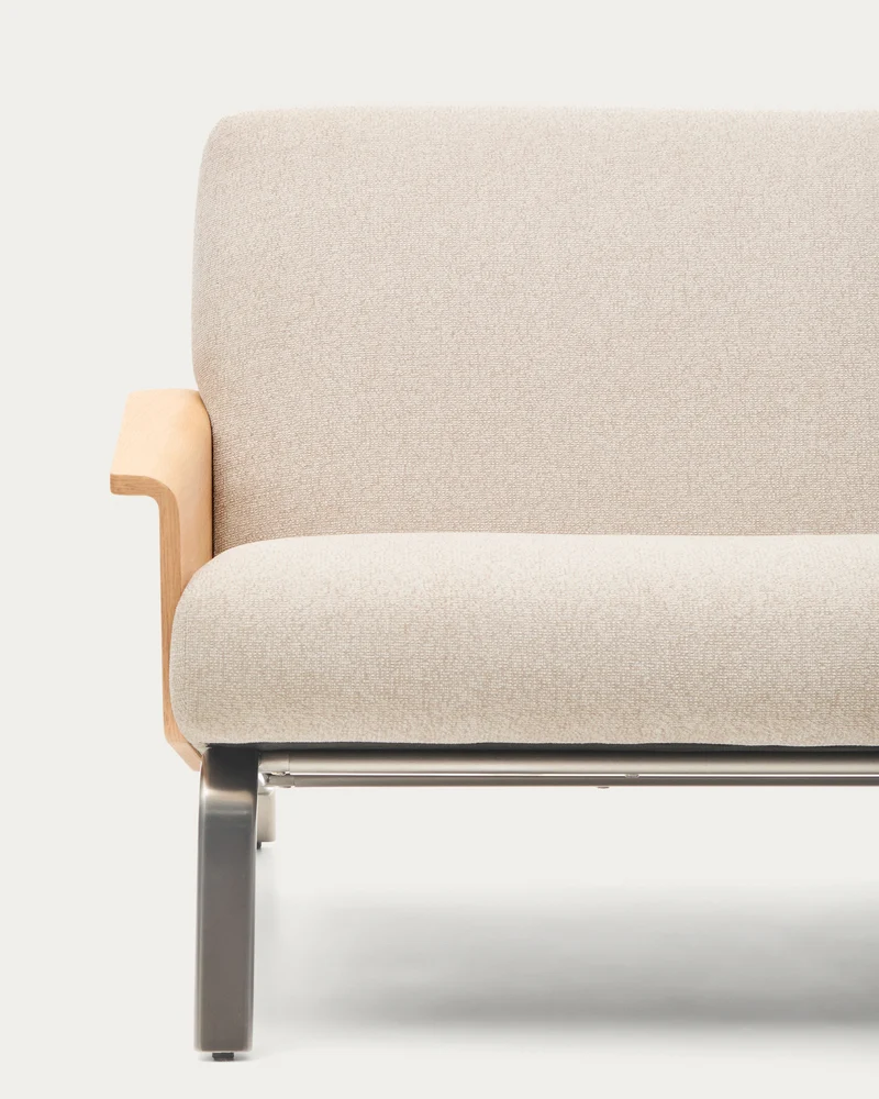 Amsen 3-Seater Sofa - Beige Chenille