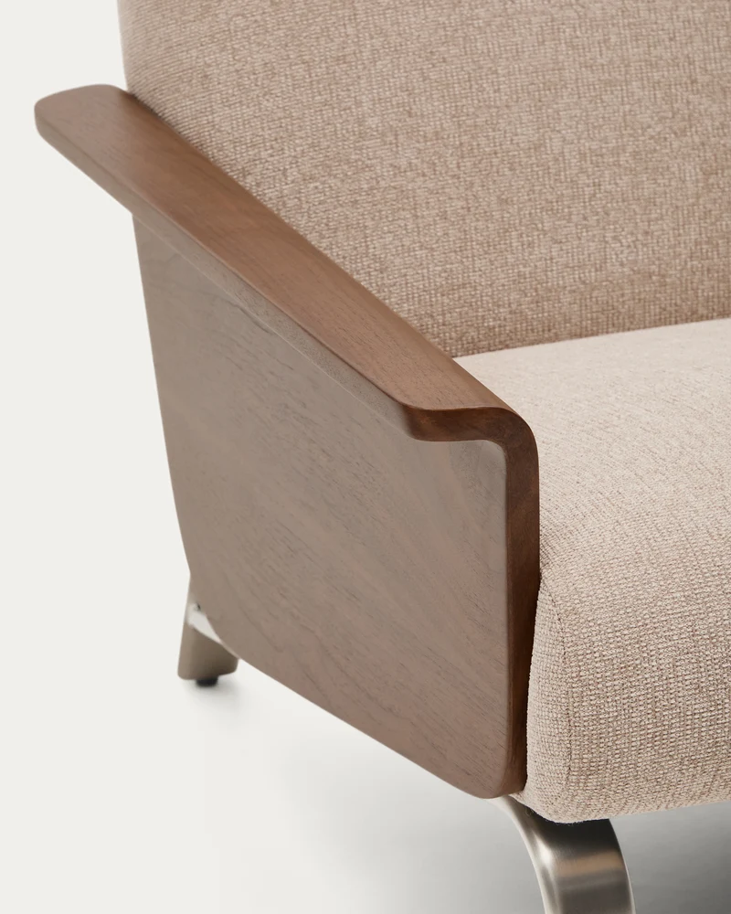 Amsen 3-Seater - Light Brown Chenille