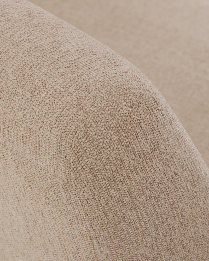 Amsen 3-Seater - Light Brown Chenille