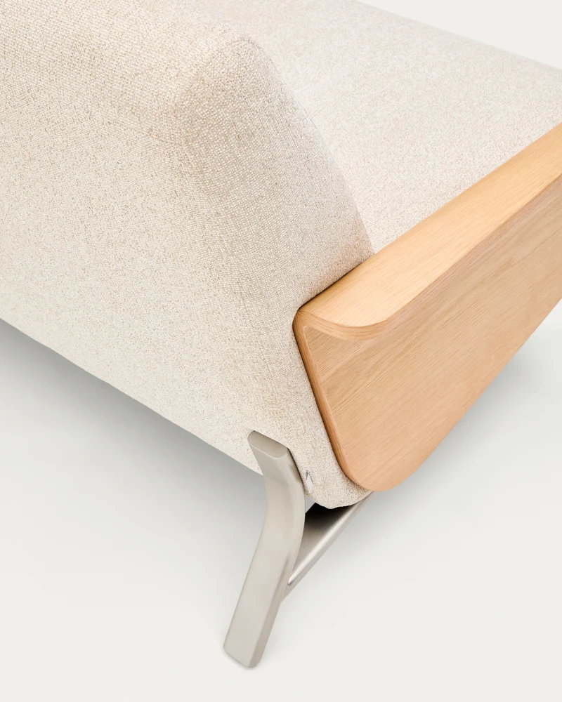 Amsen 2-Seater - Beige Chenille