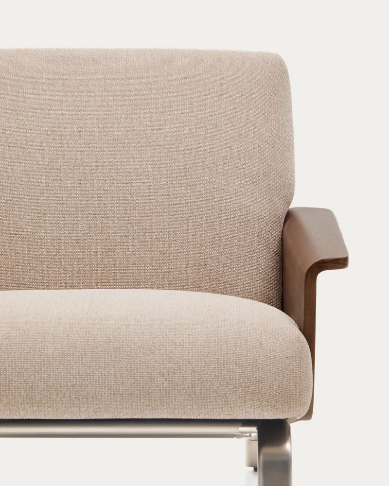 Amsen 2-Seater - Light Brown Chenille