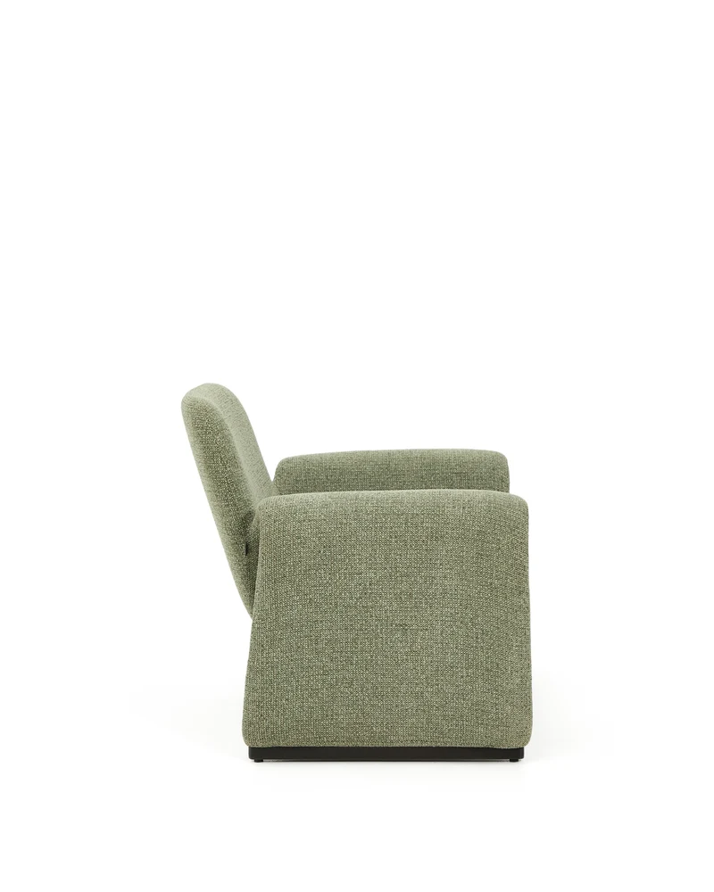 Melvia Armchair - Green Chenille