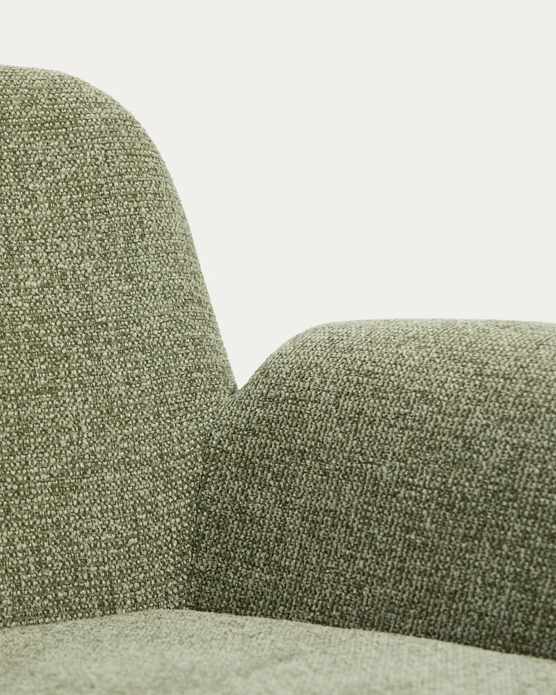 Melvia Armchair - Green Chenille