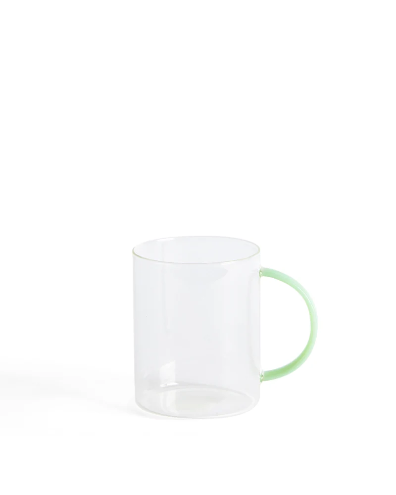 Micla clear glass mug