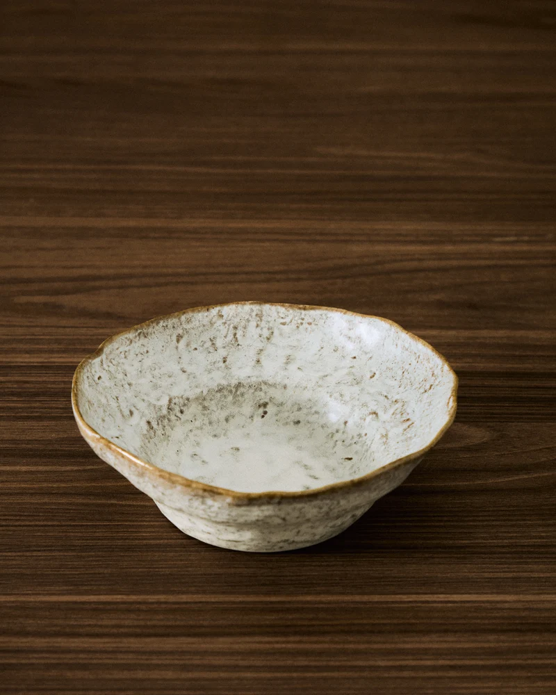 Alenia brown ceramic bowl