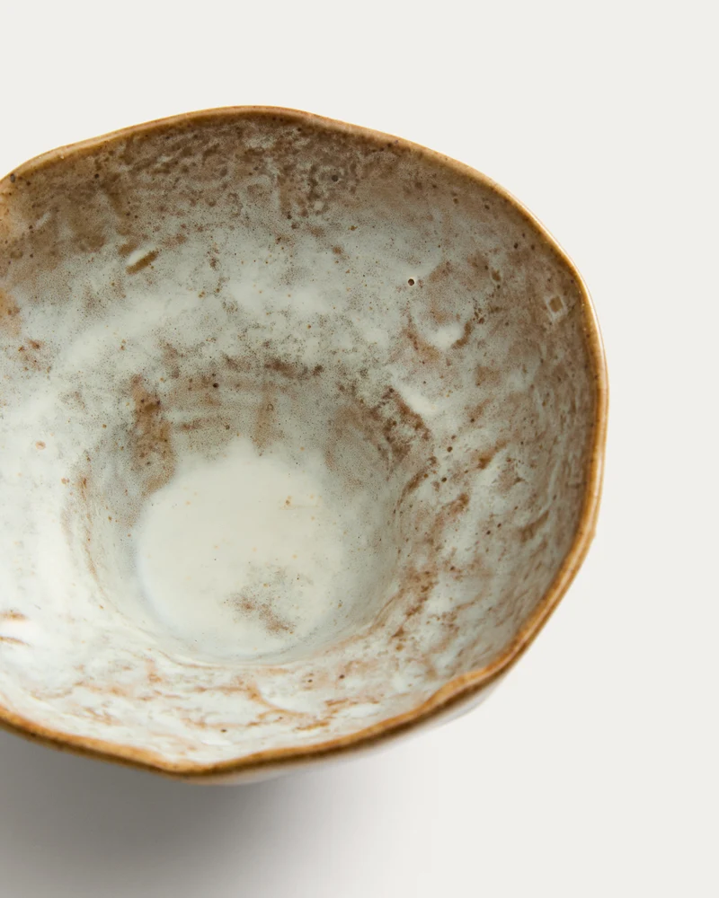 Alenia brown ceramic bowl